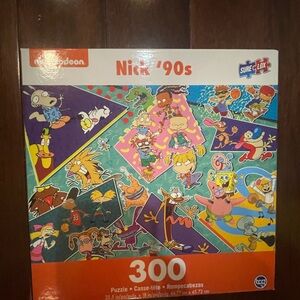 Nickelodeon '90s Cartoon Puzzle - 300 Pieces